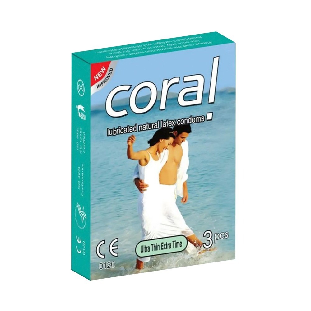 L1 Coral Ultra Thin Extra Time Condom