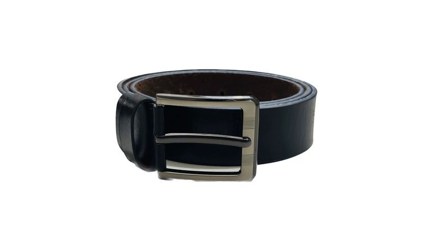 Leather Belt Black Color 001 1pc